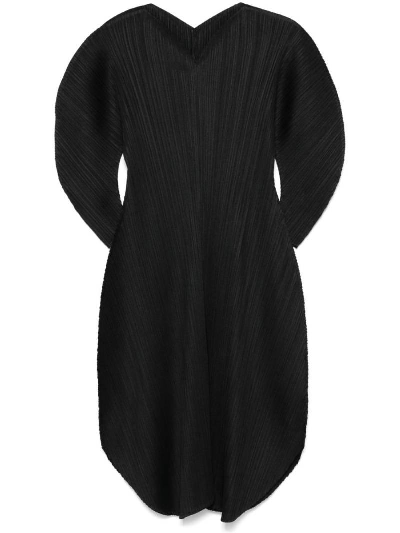 Pleats Please Issey Miyake Wormhole midi dress - Black von Pleats Please Issey Miyake