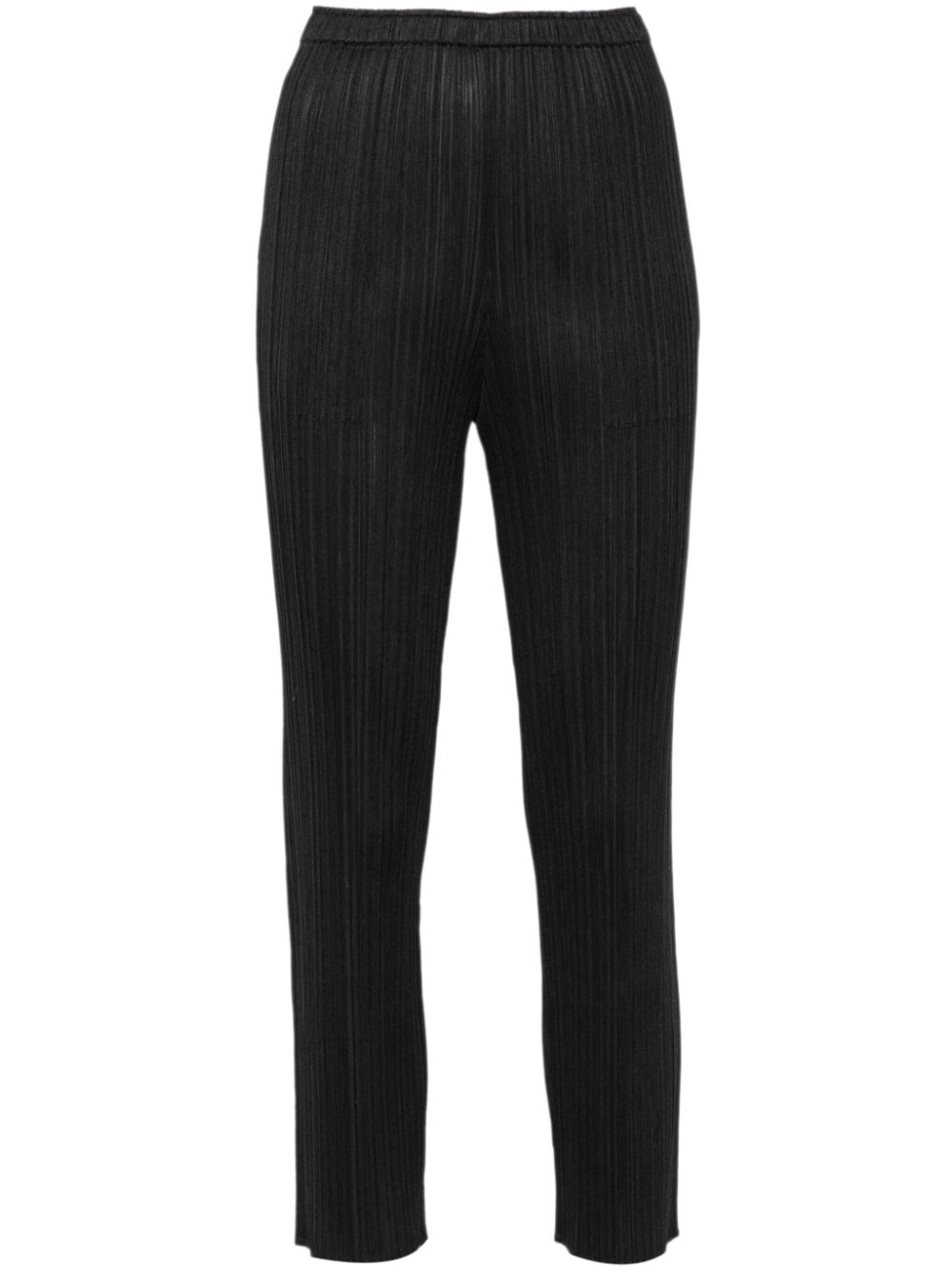 Pleats Please Issey Miyake cropped trousers - Black von Pleats Please Issey Miyake