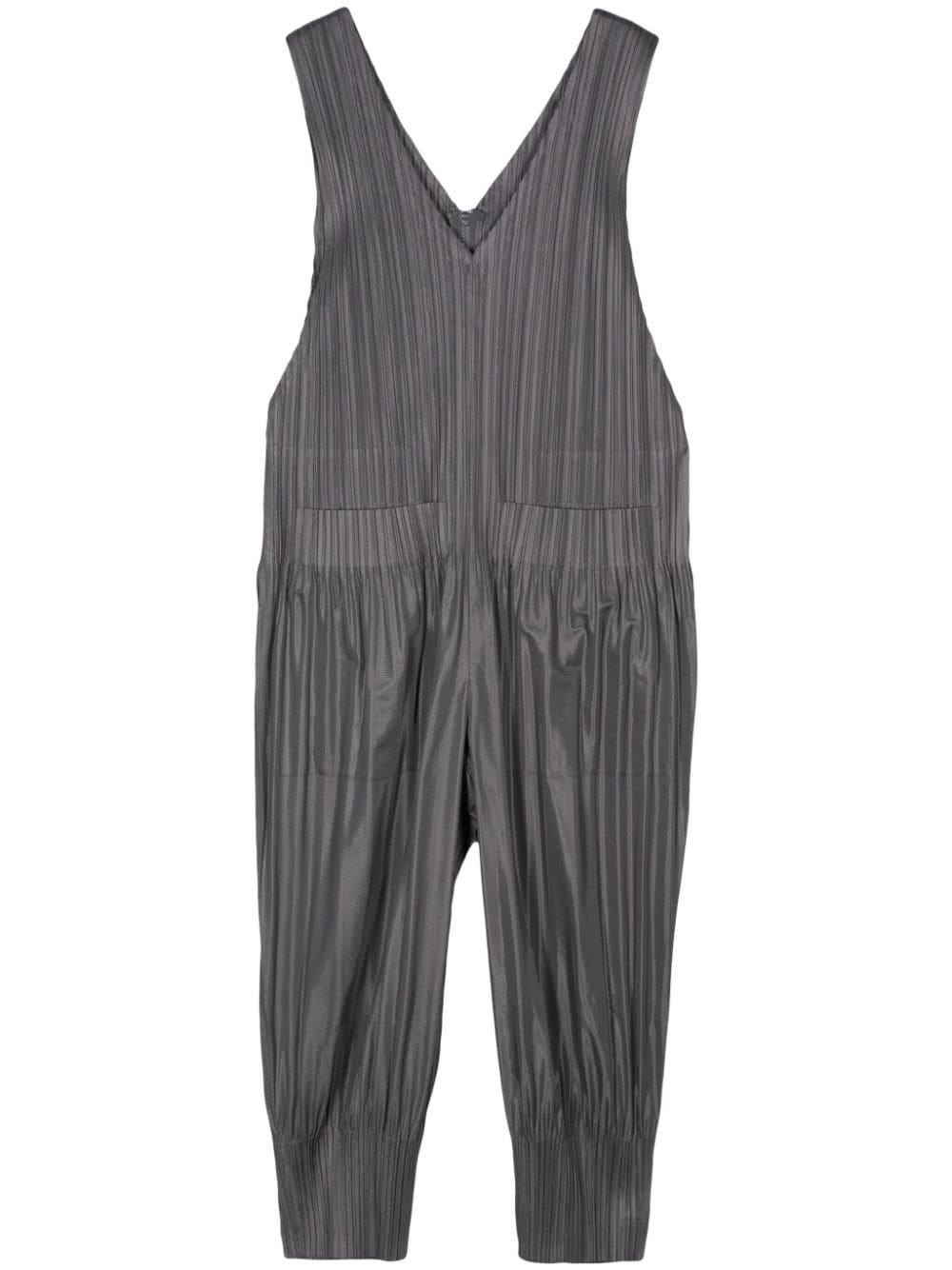 Pleats Please Issey Miyake pleated jumpsuit - Grey von Pleats Please Issey Miyake