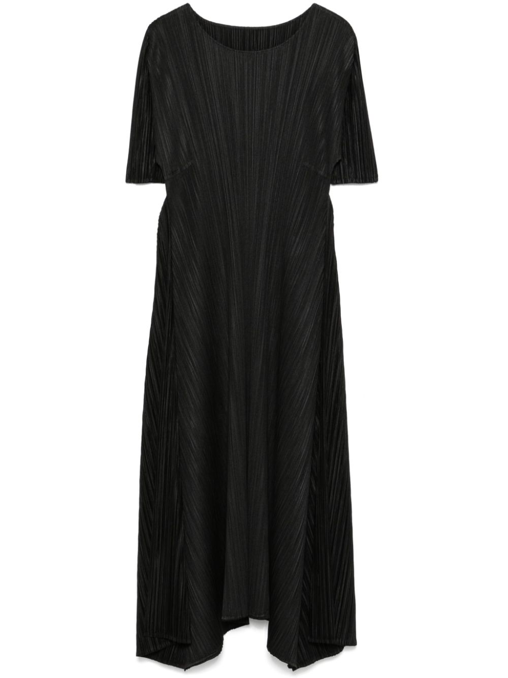 Pleats Please Issey Miyake pleated midi dress - Black von Pleats Please Issey Miyake