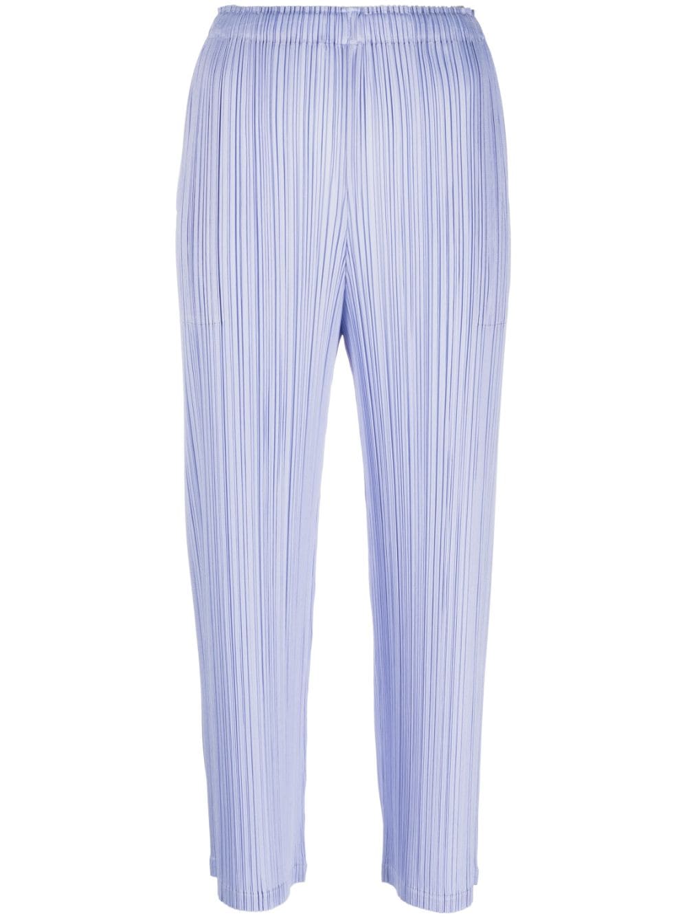 Pleats Please Issey Miyake pleated tapered pants - Purple von Pleats Please Issey Miyake