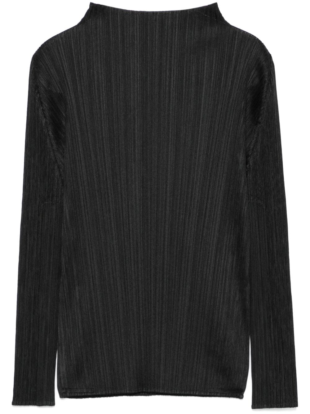 Pleats Please Issey Miyake pleated top - Black von Pleats Please Issey Miyake