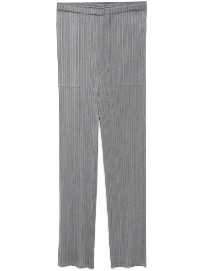 Pleats Please Issey Miyake pleated trousers - Grey von Pleats Please Issey Miyake