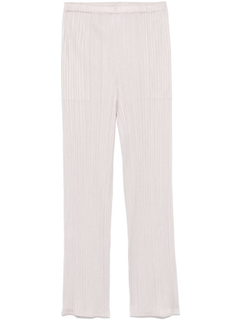 Pleats Please Issey Miyake pleated trousers - Neutrals von Pleats Please Issey Miyake