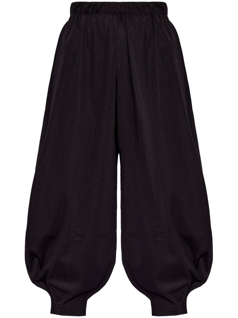 Pleats Please Issey Miyake plissé balloon trousers - Black von Pleats Please Issey Miyake