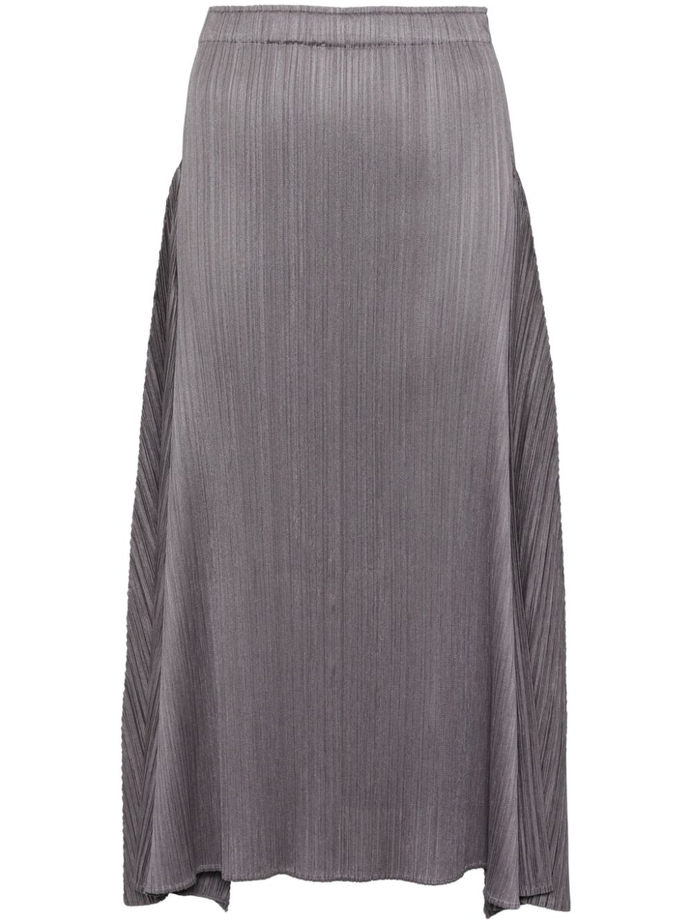 Pleats Please Issey Miyake plissé-effect skirt - Grey von Pleats Please Issey Miyake