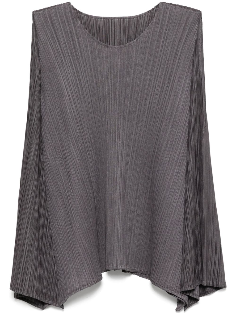 Pleats Please Issey Miyake plissé-effect top - Purple von Pleats Please Issey Miyake