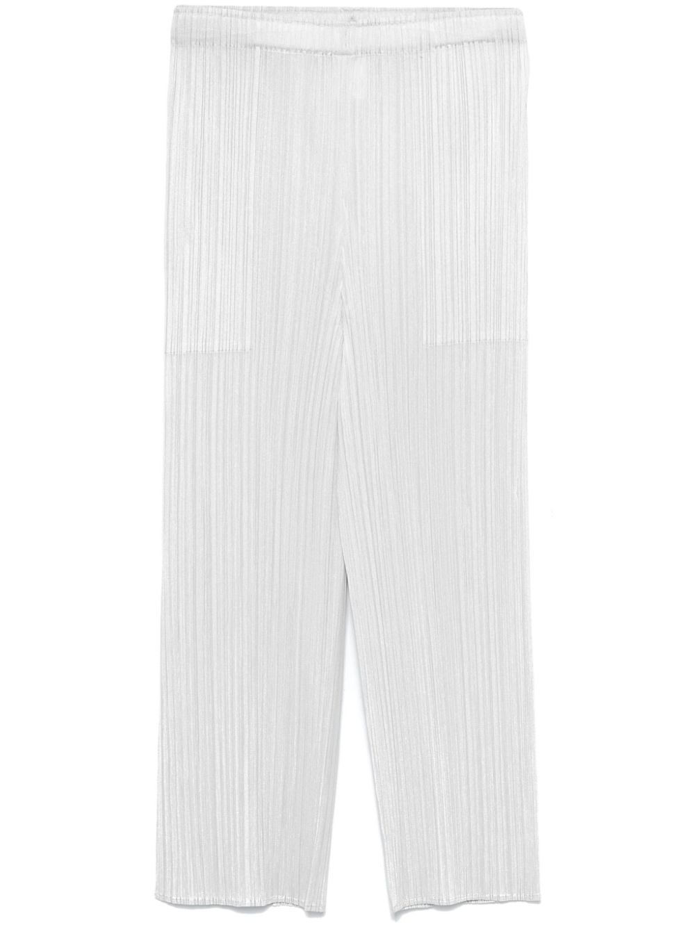 Pleats Please Issey Miyake plissé-effect trousers - Grey von Pleats Please Issey Miyake