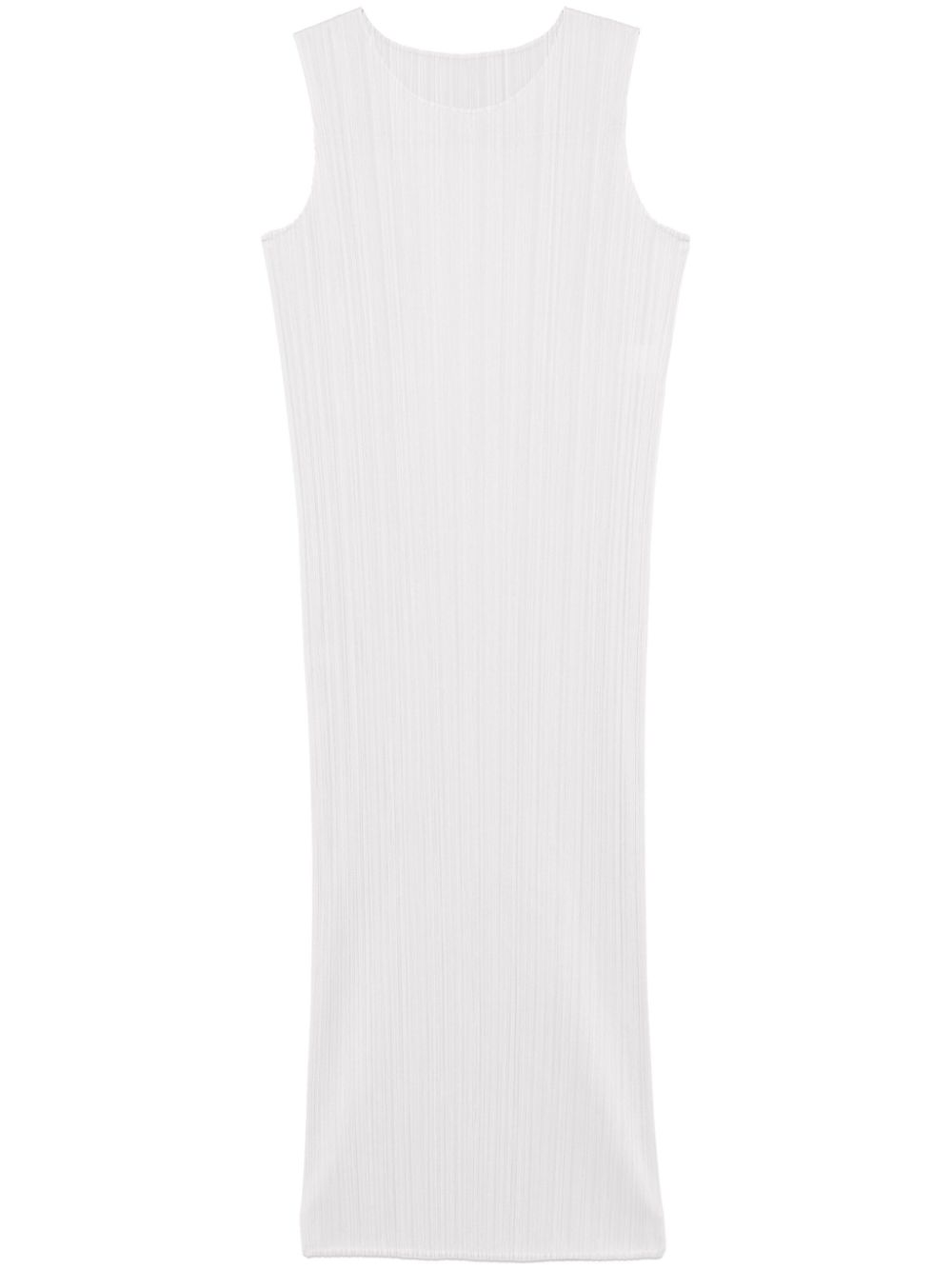 Pleats Please Issey Miyake plissé maxi dress - Grey von Pleats Please Issey Miyake