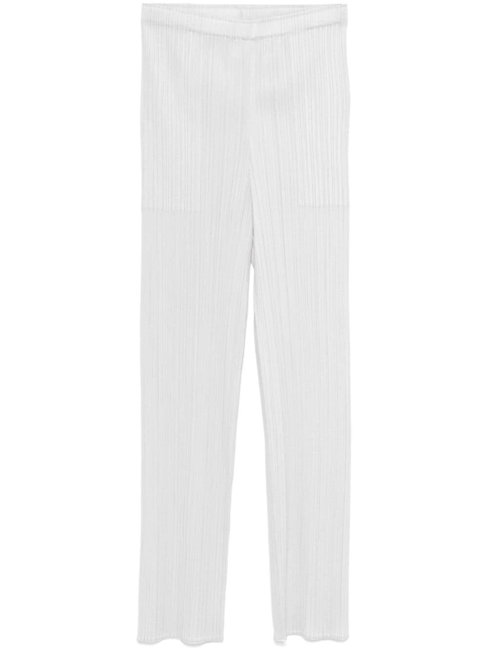 Pleats Please Issey Miyake plissé trousers - Grey von Pleats Please Issey Miyake