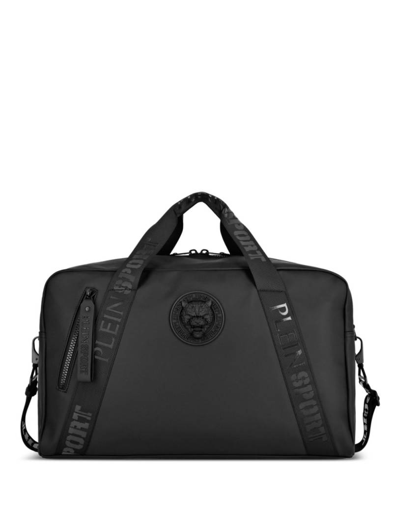 Plein Sport Boston logo-embossed duffle bag - Black von Plein Sport