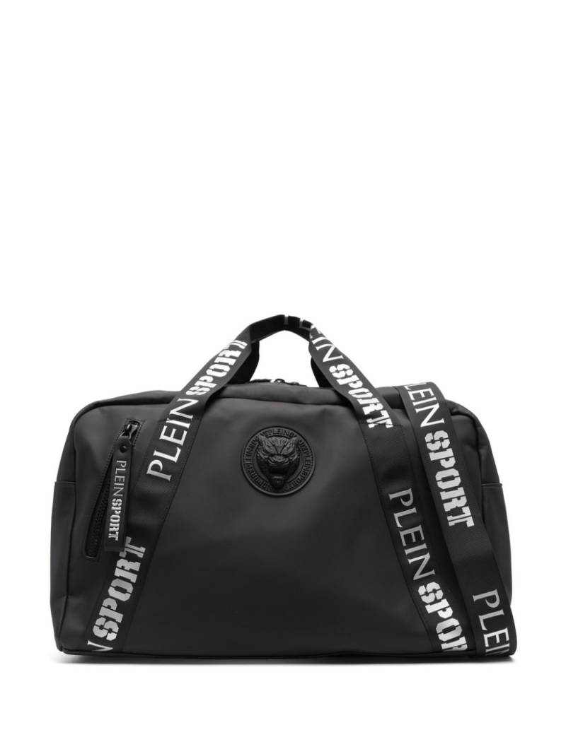 Plein Sport Boston logo-embossed duffle bag - Black von Plein Sport