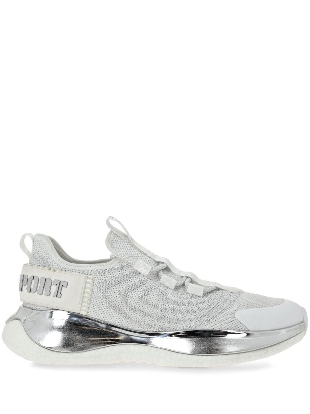 Plein Sport Gen X.02 metallic sneakers - White von Plein Sport