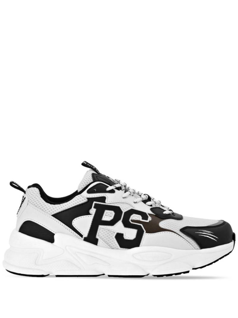 Plein Sport Lo-Top logo-patch sneakers - White von Plein Sport