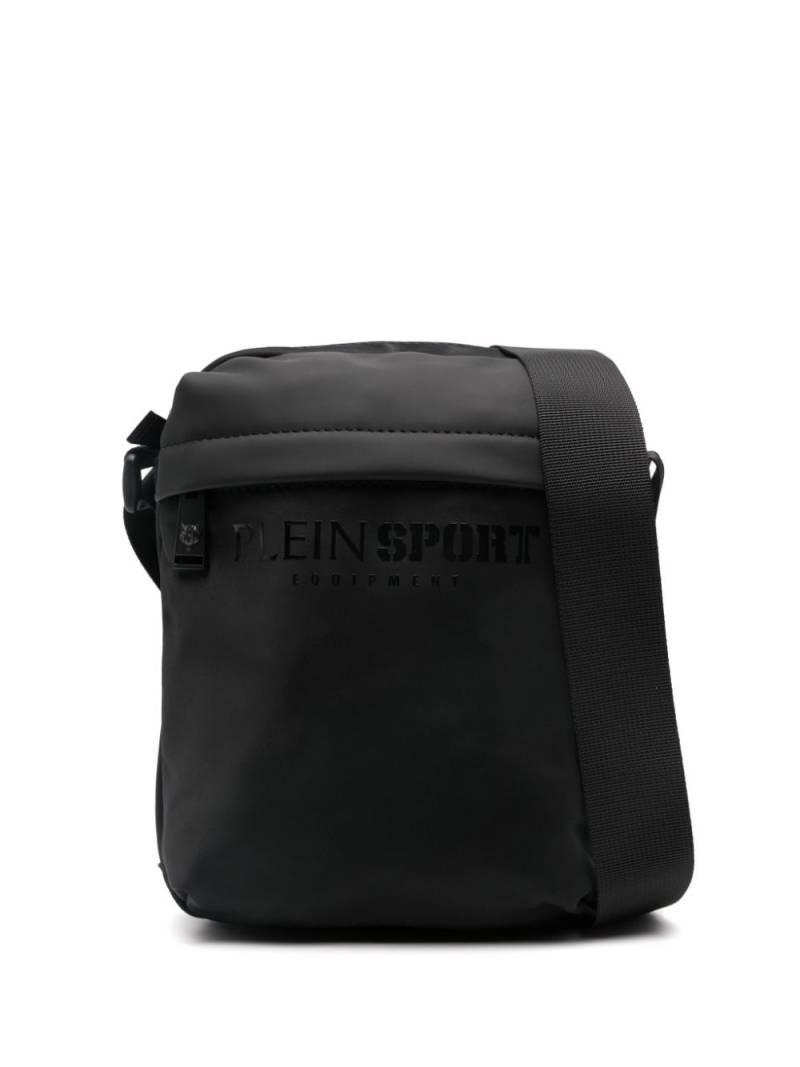 Plein Sport Manhattan logo-print messenger - Black von Plein Sport