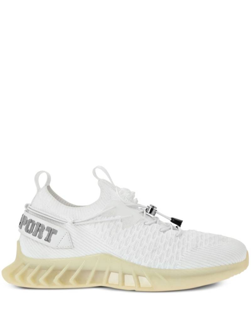 Plein Sport Runner knitted sneakers - White von Plein Sport