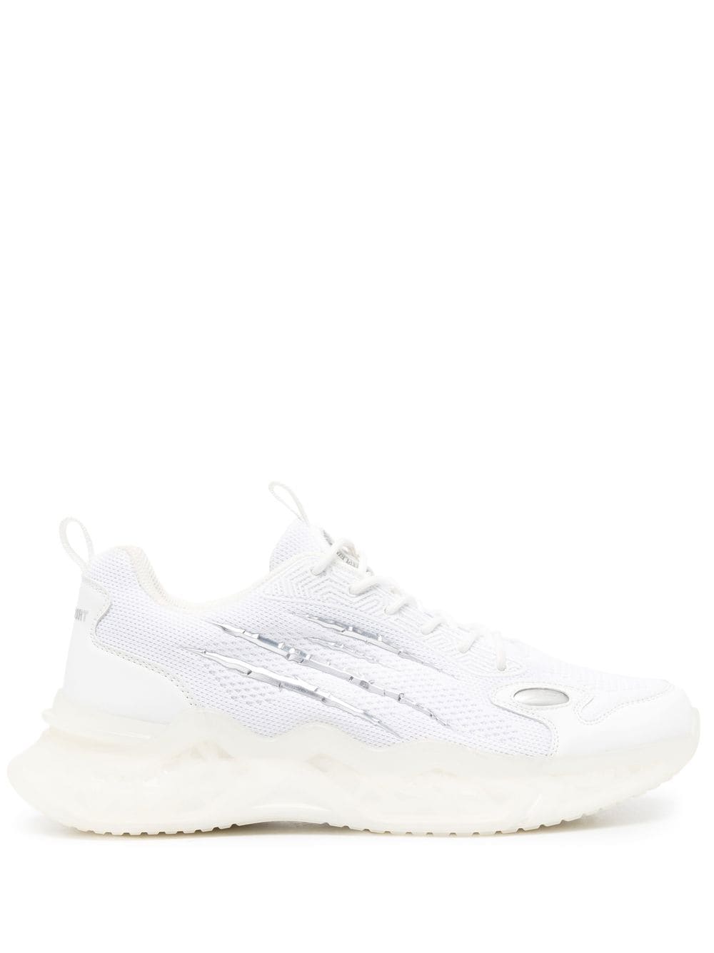 Plein Sport Runner panelled lace-up sneakers - White von Plein Sport