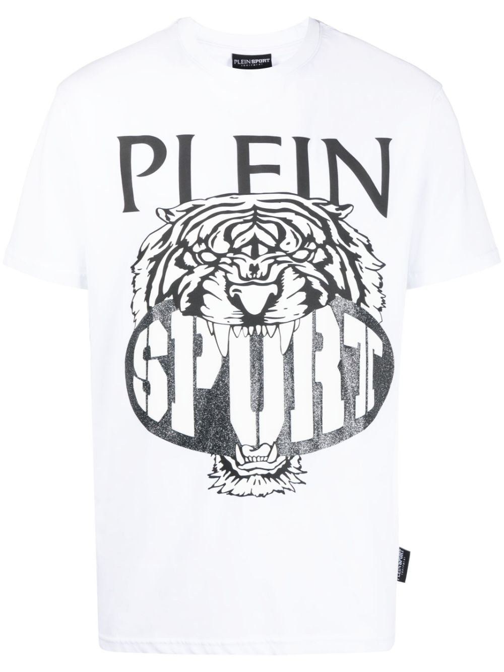 Plein Sport Tiger round neck T-shirt - White von Plein Sport
