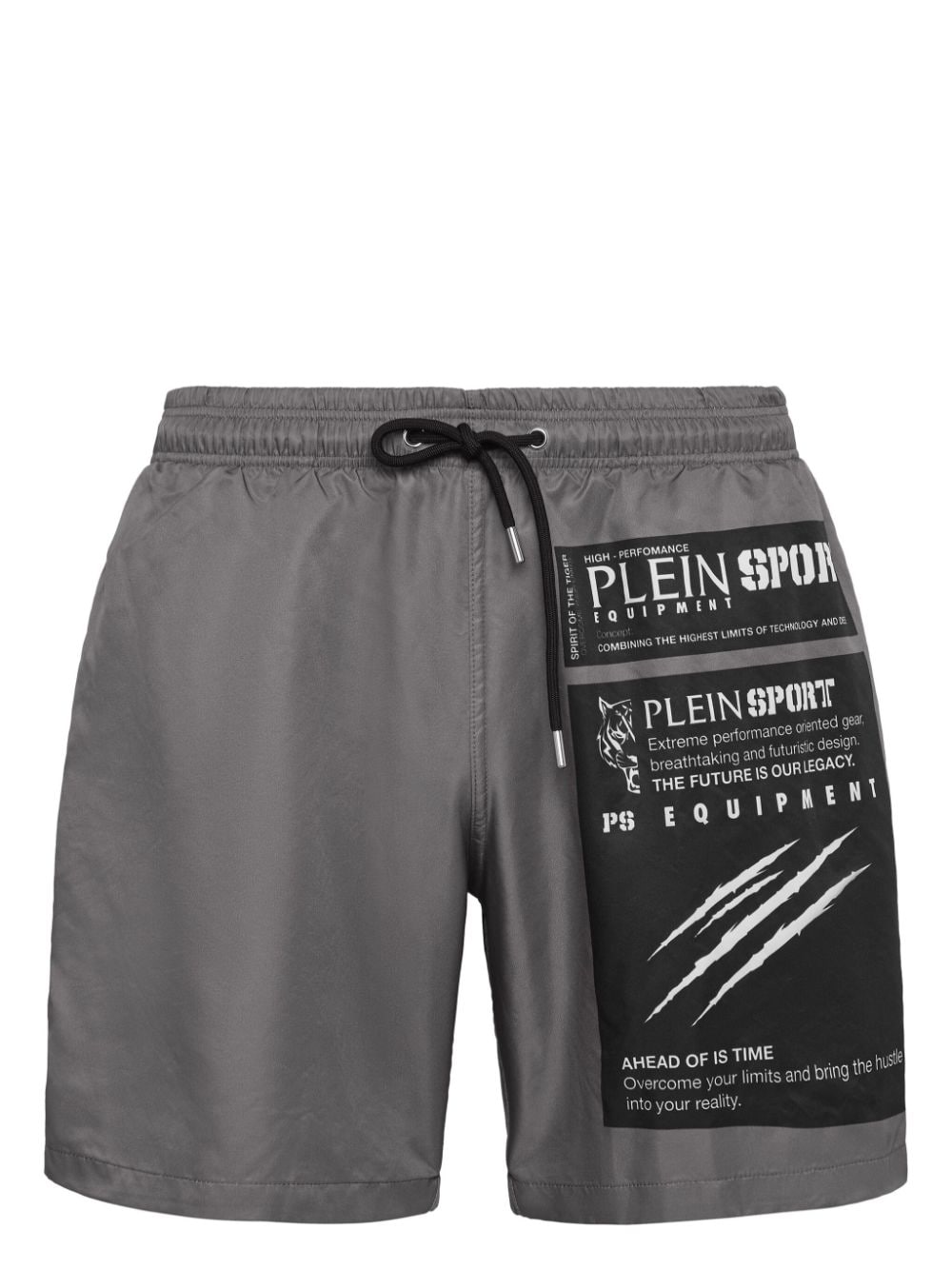 Plein Sport Scratch swim shorts - Grey von Plein Sport