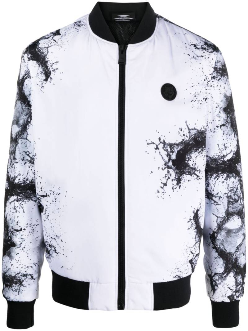 Plein Sport Splash Extreme bomber jacket - White von Plein Sport