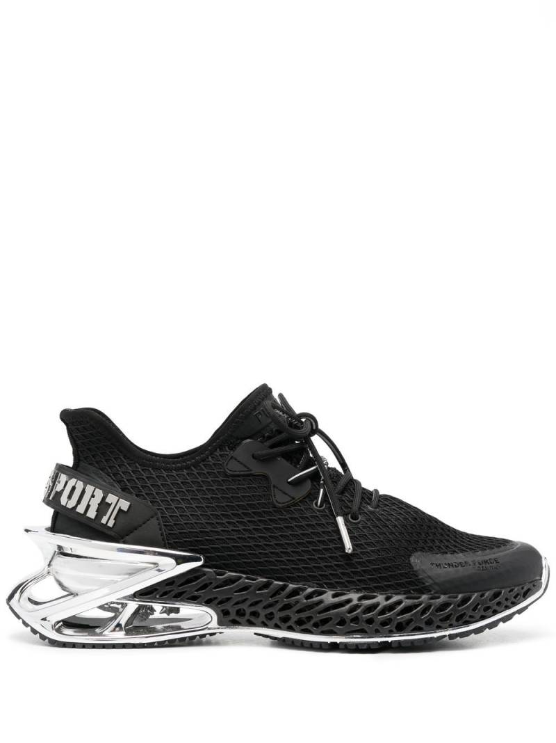 Plein Sport Thunder Force lace-up sneakers - Black von Plein Sport