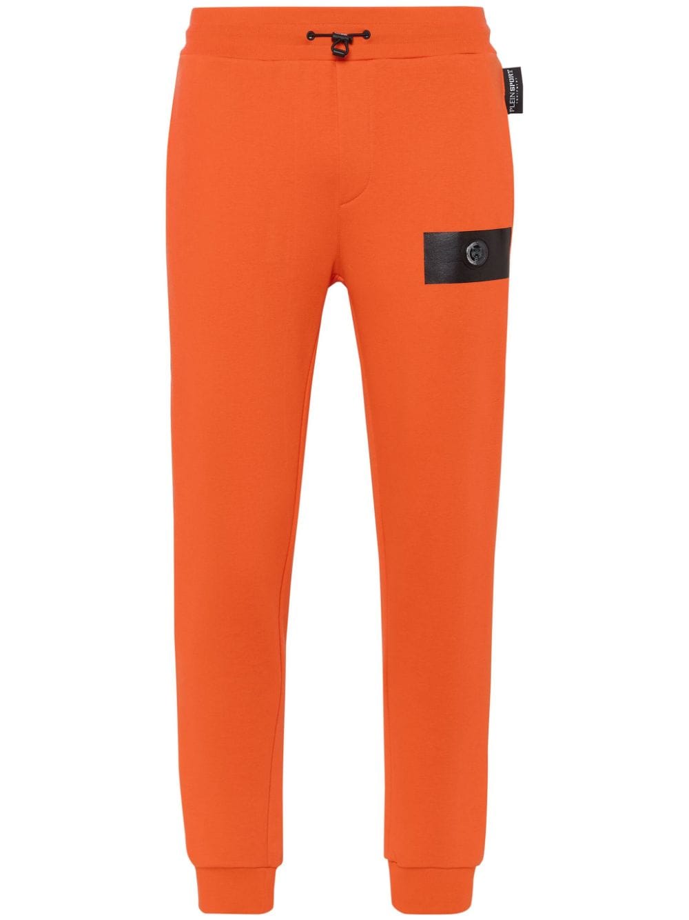 Plein Sport logo-appliqué drawstring-waist track pants - Orange von Plein Sport