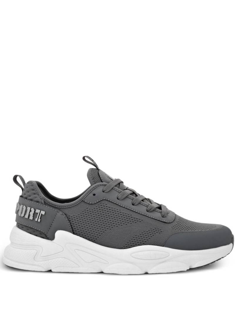 Plein Sport logo-embellished low-top sneakers - Grey von Plein Sport