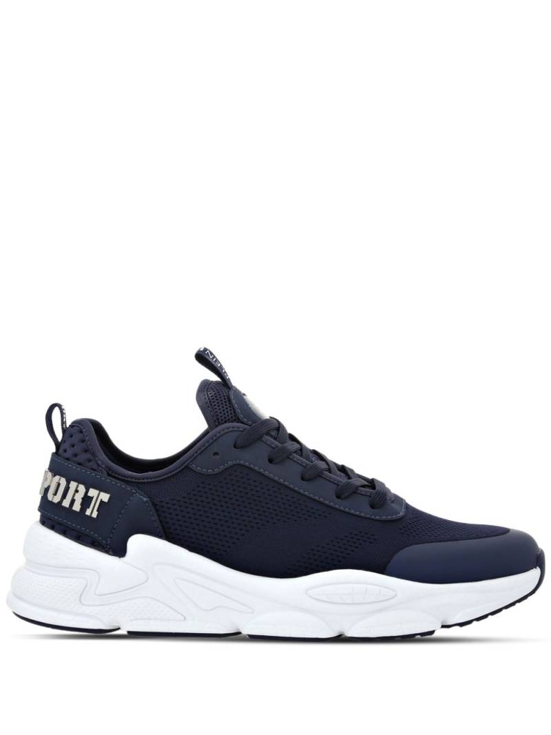 Plein Sport logo-lettering mesh sneakers - Blue von Plein Sport