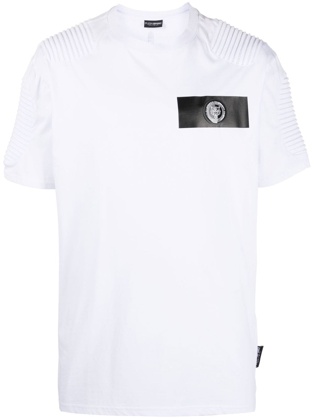 Plein Sport logo-patch short-sleeve T-shirt - White von Plein Sport