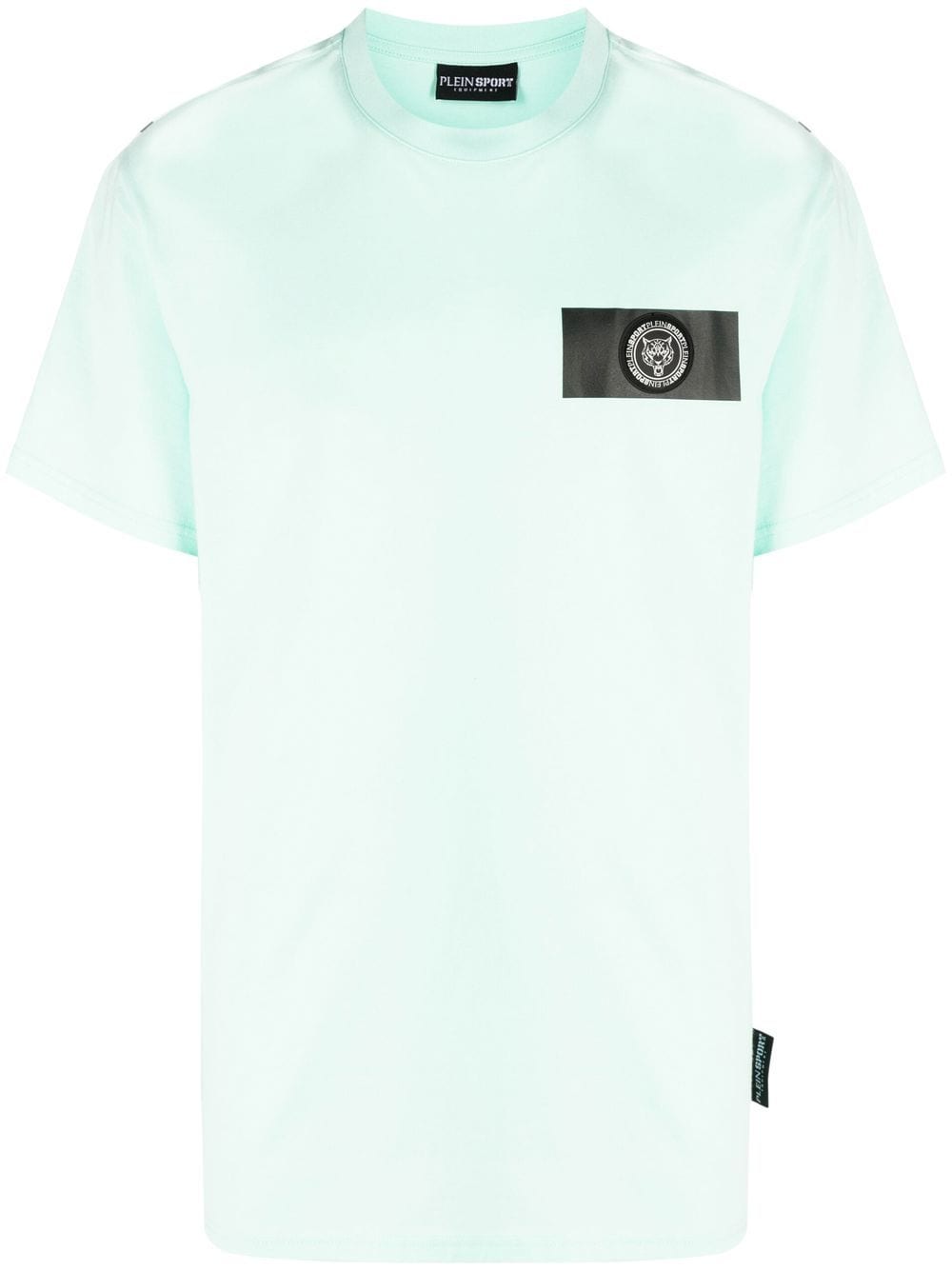 Plein Sport logo-patch short-sleeved T-shirt - Green von Plein Sport