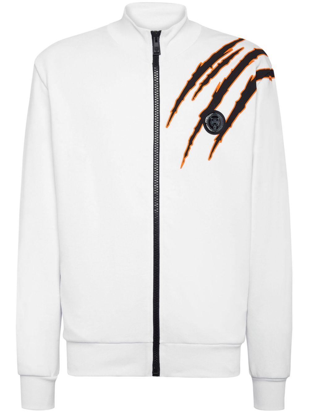 Plein Sport logo-patch track jacket - White von Plein Sport