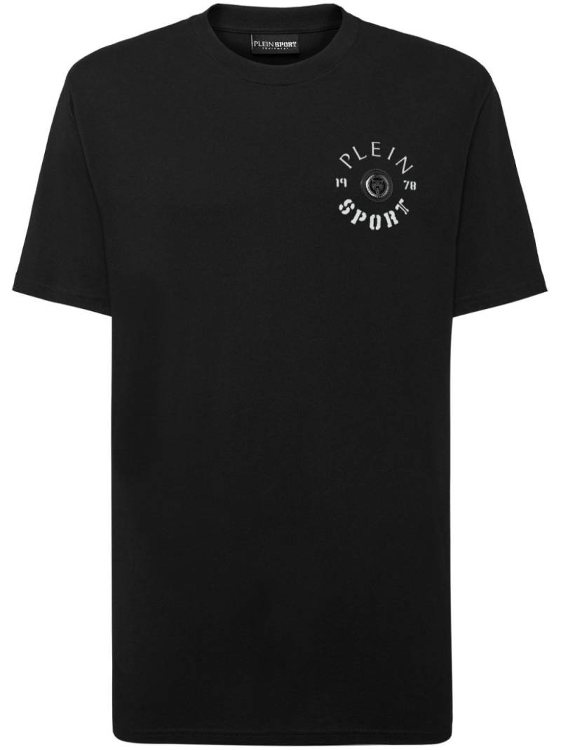 Plein Sport logo-print T-shirt - Black von Plein Sport