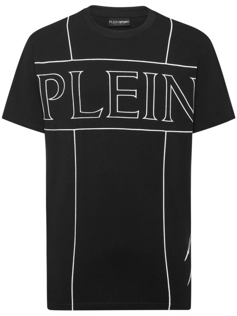 Plein Sport logo-print T-shirt - Black von Plein Sport