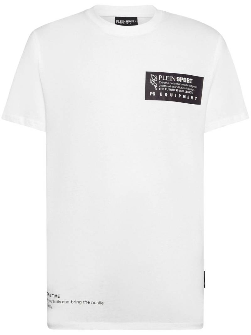 Plein Sport logo-print cotton T-shirt - White von Plein Sport