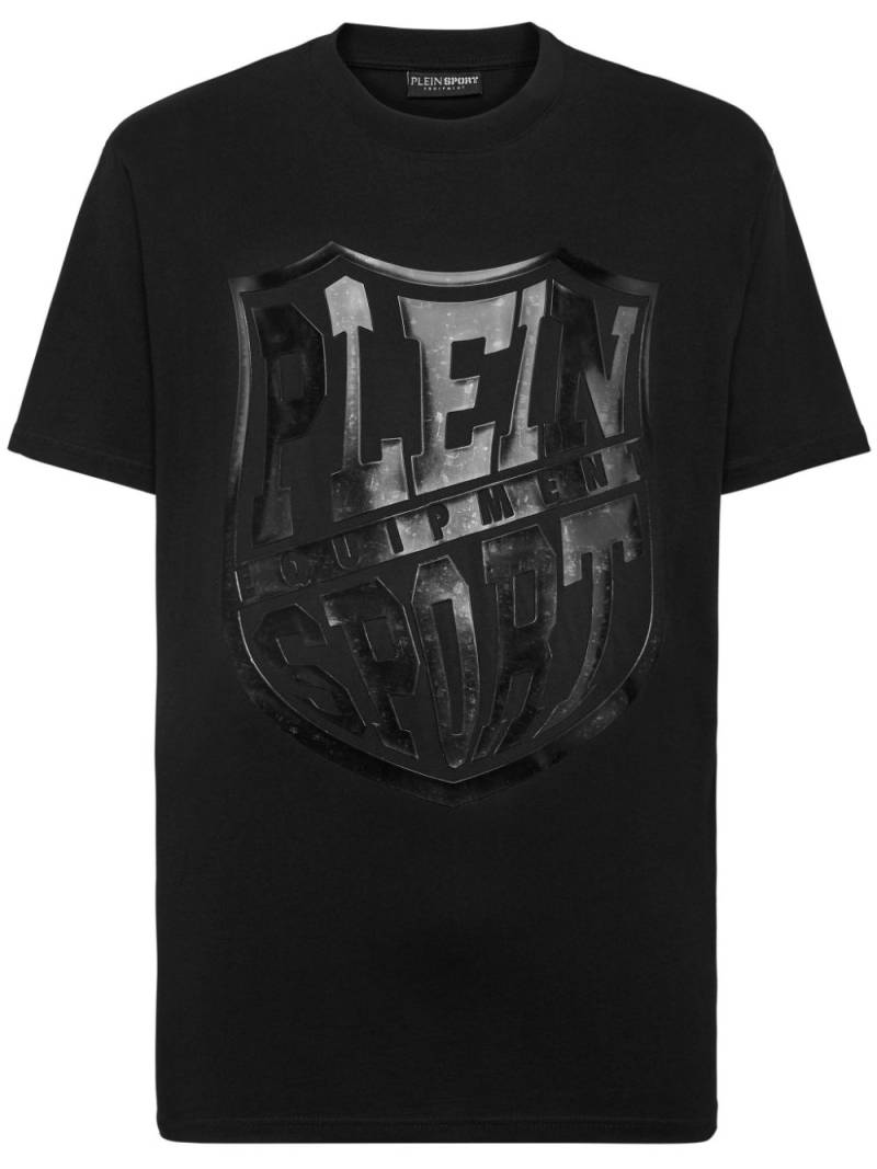 Plein Sport logo-print cotton T-shirt - Black von Plein Sport