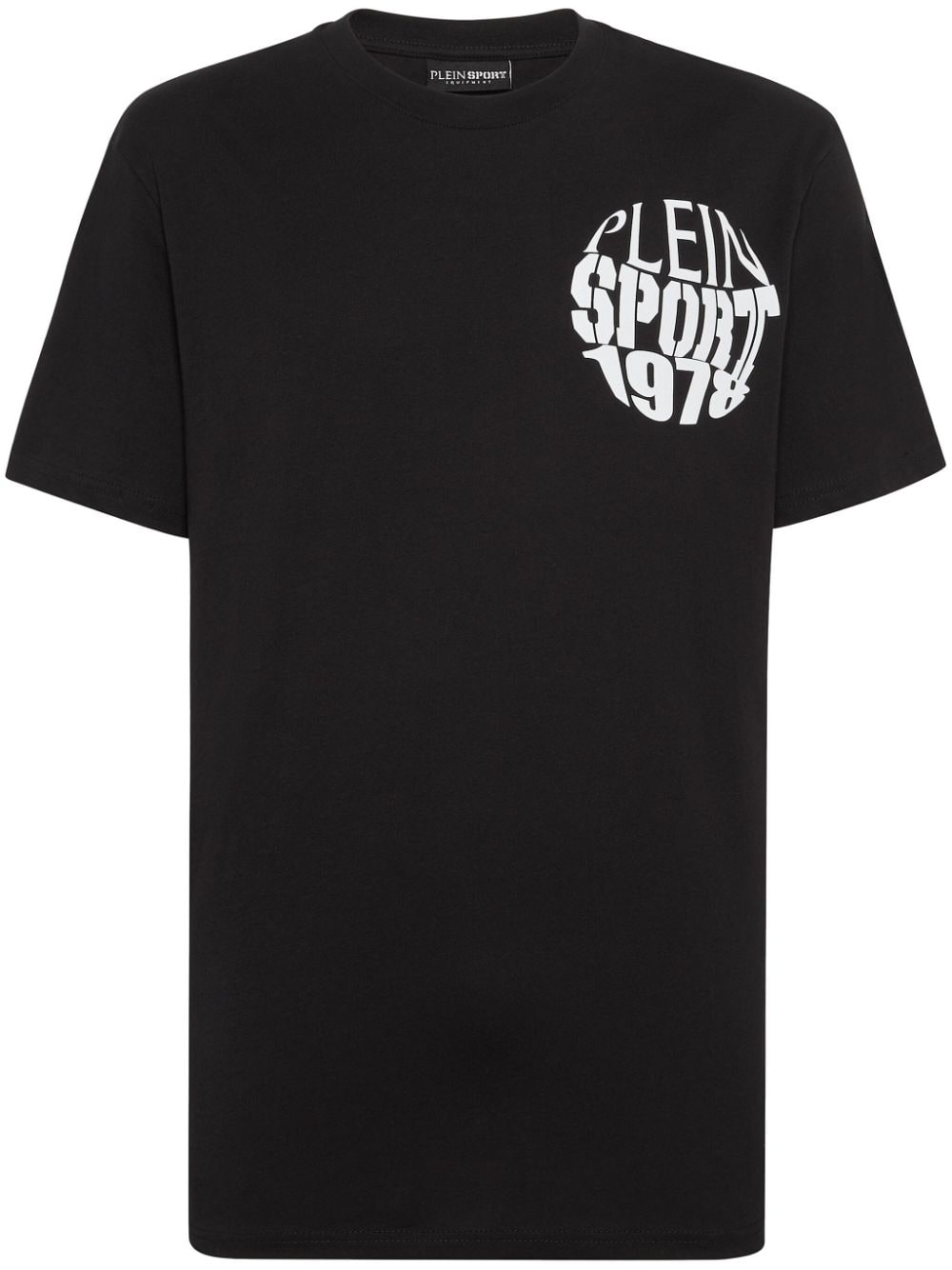 Plein Sport logo-print cotton T-shirt - Black von Plein Sport