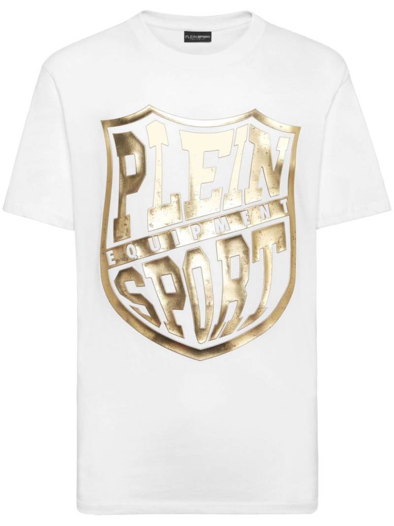 Plein Sport logo-print cotton T-shirt - White von Plein Sport