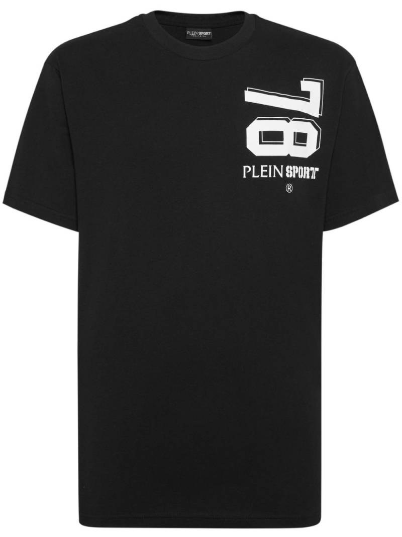 Plein Sport logo-print crew-neck T-shirt - Black von Plein Sport