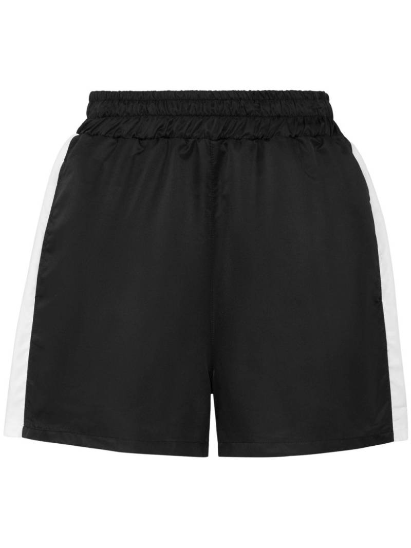 Plein Sport logo-tape running shorts - Black von Plein Sport