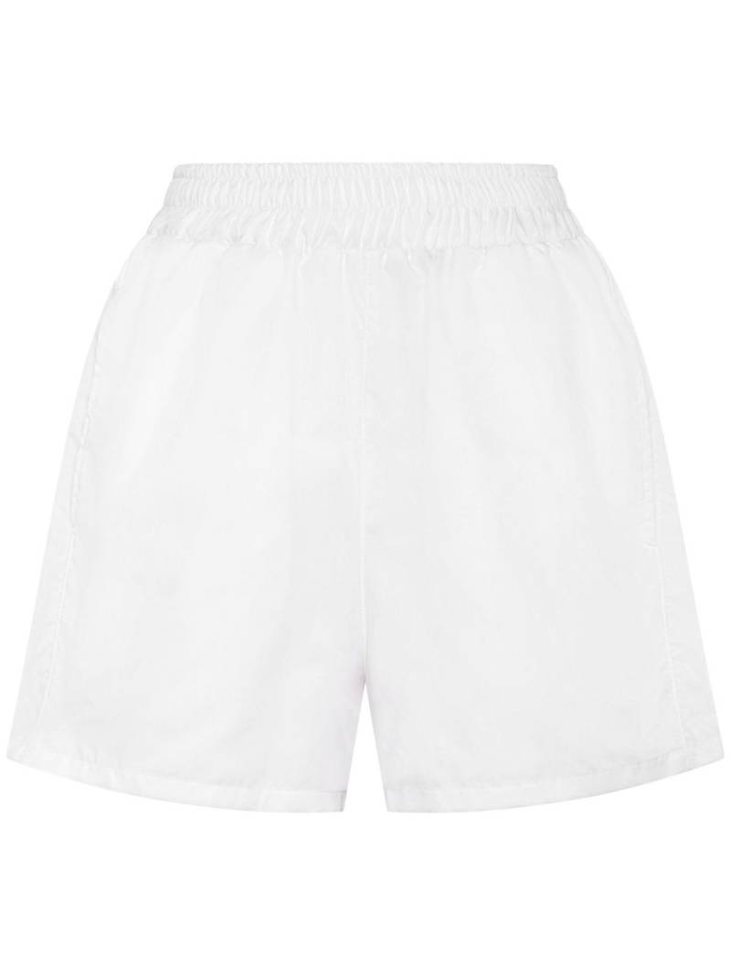 Plein Sport logo-tape running shorts - White von Plein Sport