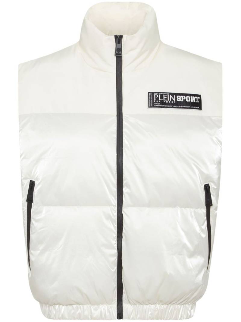 Plein Sport padded gilet - White von Plein Sport