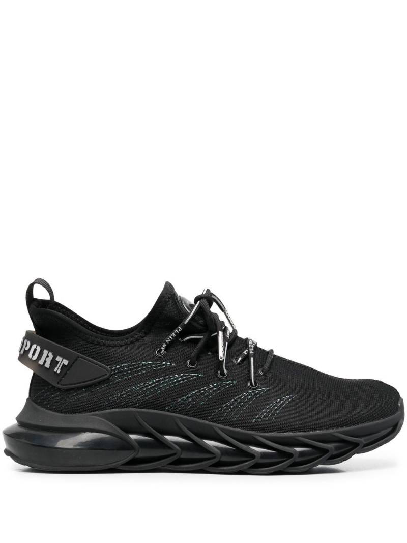 Plein Sport panelled lace-up sneakers - Black von Plein Sport