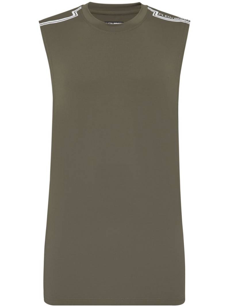 Plein Sport round-neck sleeveless T-shirt - Green von Plein Sport