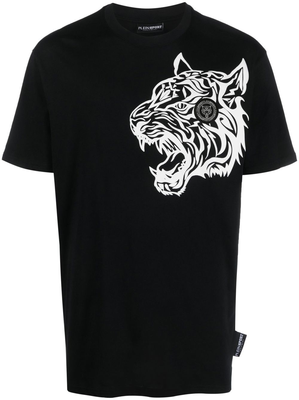 Plein Sport tiger-print short-sleeved T-shirt - Black von Plein Sport