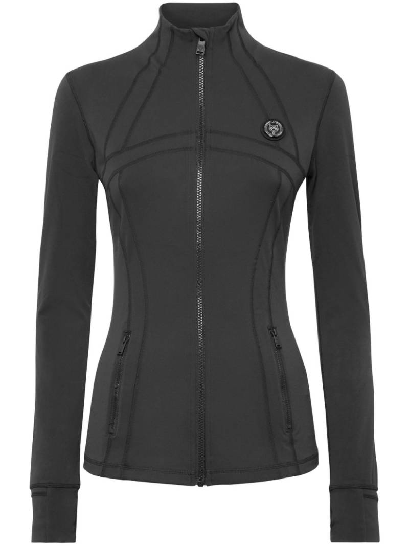 Plein Sport zip-up jogging top - Black von Plein Sport