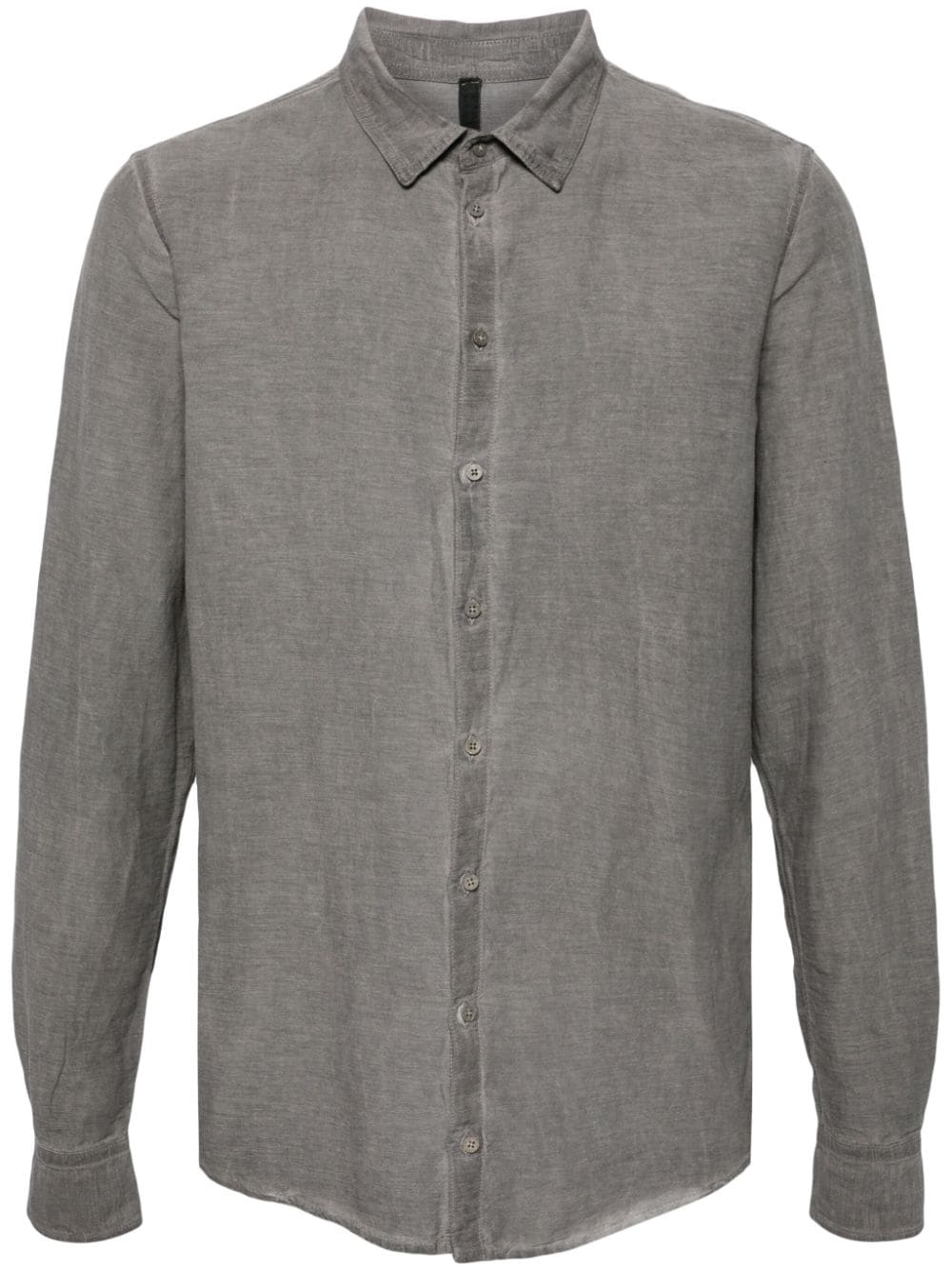 Poème Bohémien classic-collar buttoned shirt - Grey von Poème Bohémien