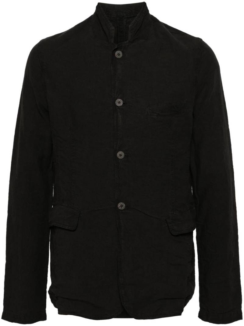 Poème Bohémien linen shirt jacket - Black von Poème Bohémien