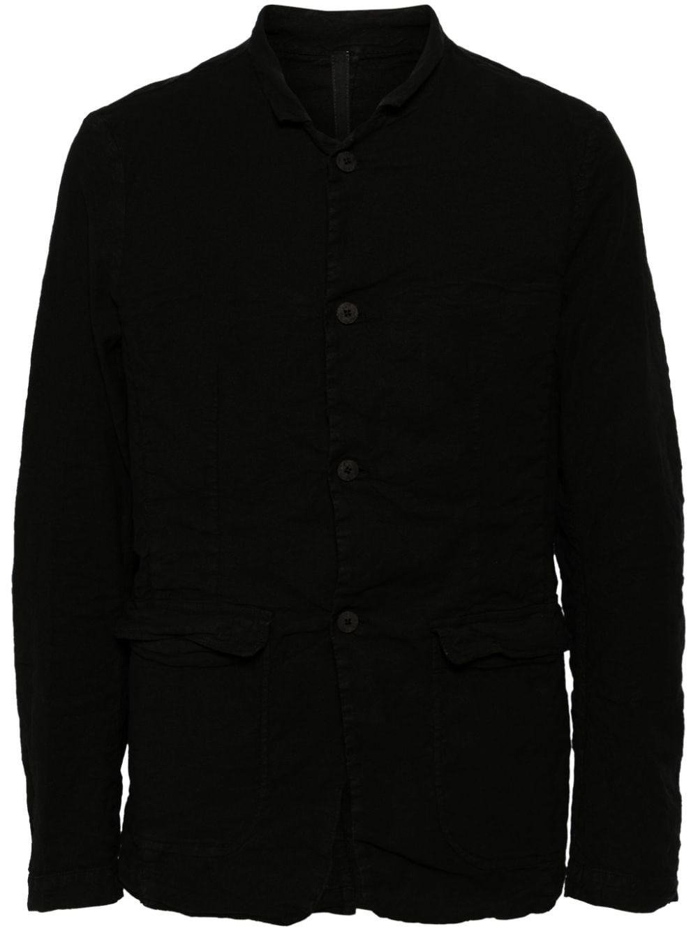 Poème Bohémien single-breasted shirt jacket - Black von Poème Bohémien