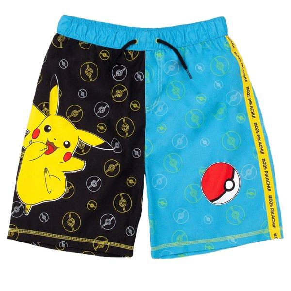 Badeshorts Jungen Schwarz 128 von Pokémon