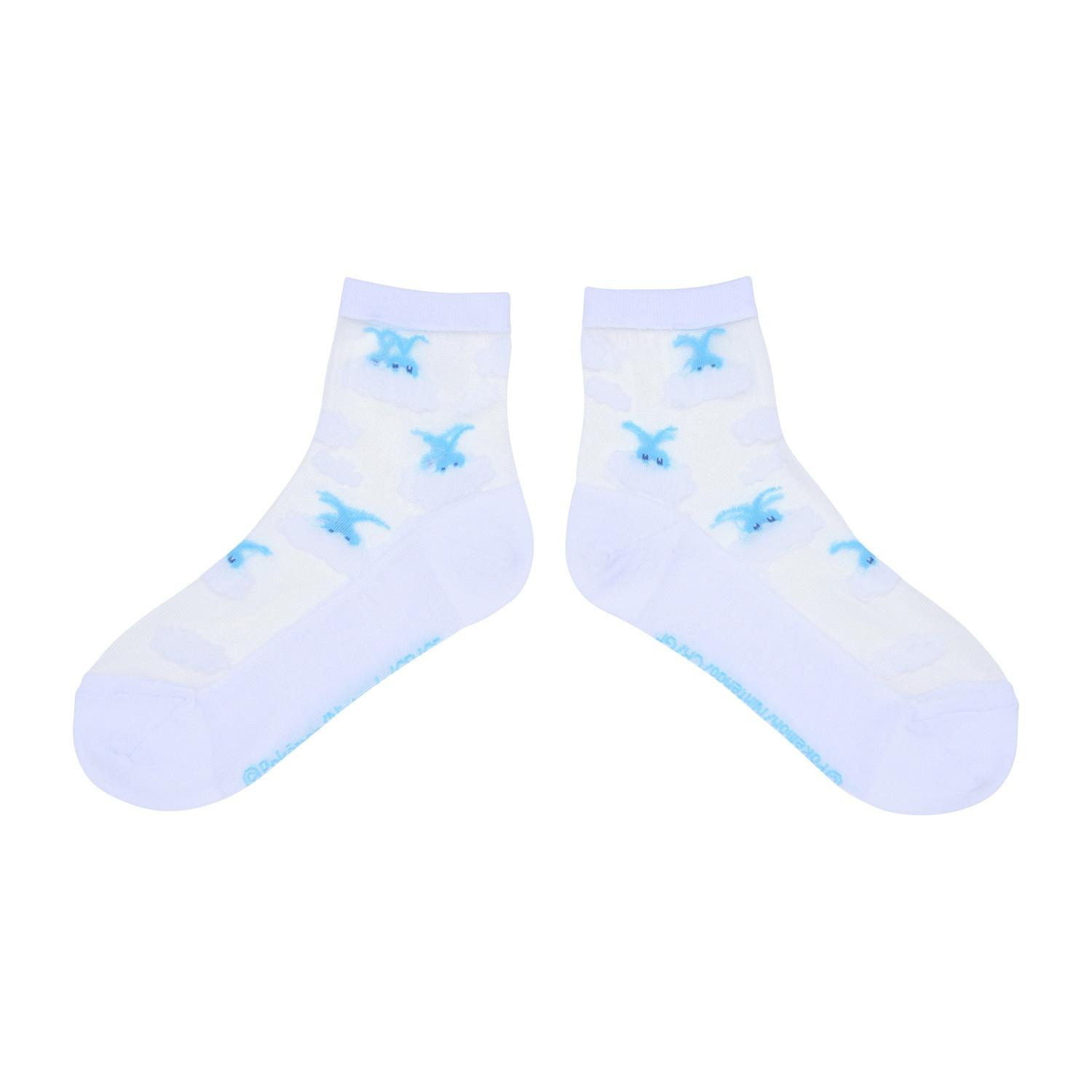 Pokémon - Middle Socks SeeThrough Swablu, für Damen, Multicolor, One Size von Pokémon